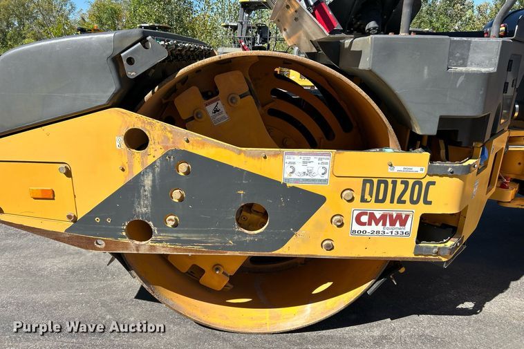 image for item EK3444 2017 Volvo DD120C double drum vibratory roller