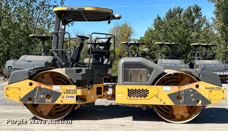 image for item EK3445 2017 Volvo DD120C double drum vibratory roller