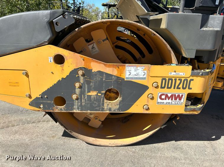 image for item EK3445 2017 Volvo DD120C double drum vibratory roller