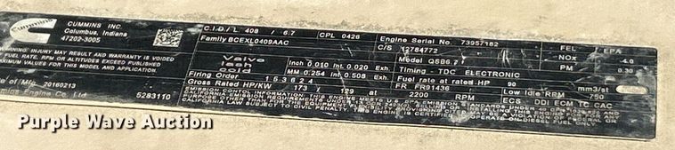 image for item EK3446 2016 Volvo DD140 double drum vibratory roller