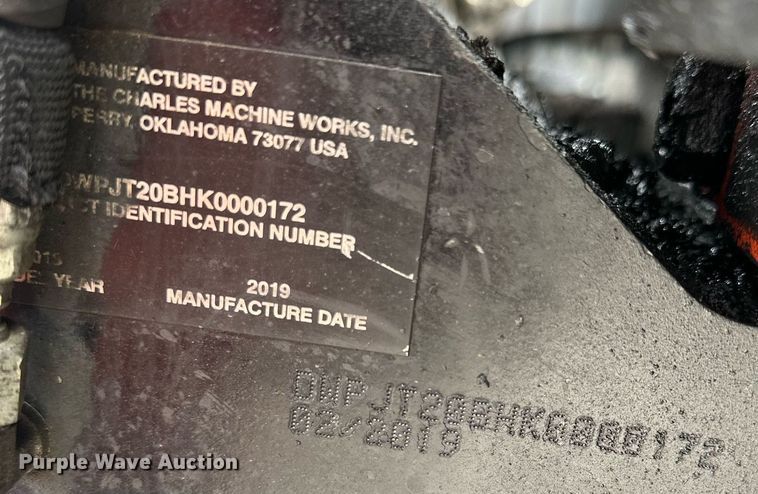 image for item EN0018 2019 Ditch Witch  JT20 directional boring unit