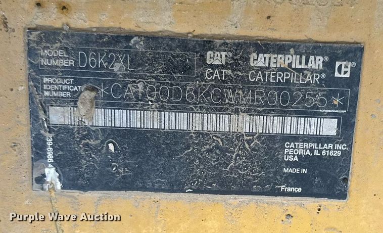 image for item EN0026 2013 Caterpillar  D6K2 XL dozer