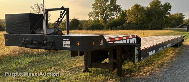 image for item EN0041 2007 Landoll 660B drop tilt deck equipment trailer