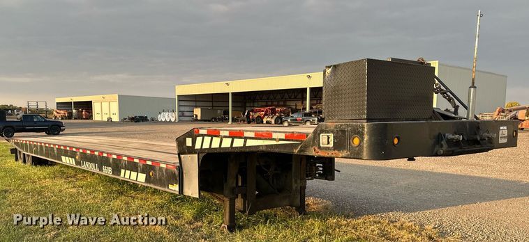 image for item EN0041 2007 Landoll 660B drop tilt deck equipment trailer