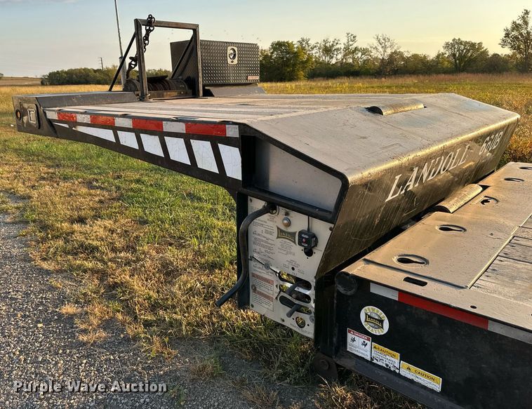 image for item EN0041 2007 Landoll 660B drop tilt deck equipment trailer