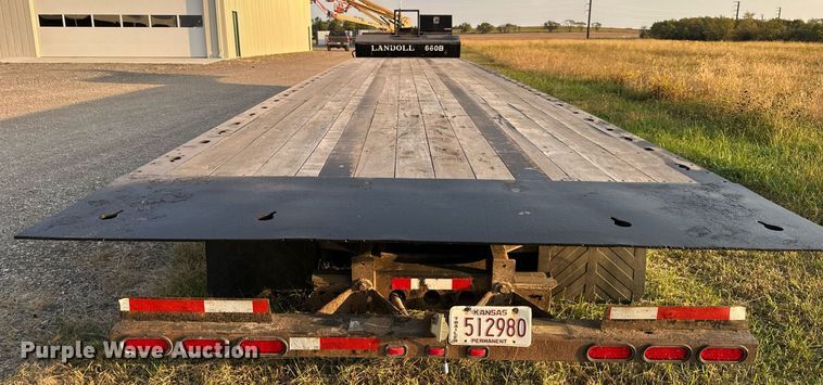 image for item EN0041 2007 Landoll 660B drop tilt deck equipment trailer