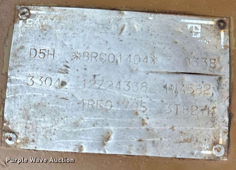 image for item IE9127 1988 Caterpillar  D5H dozer