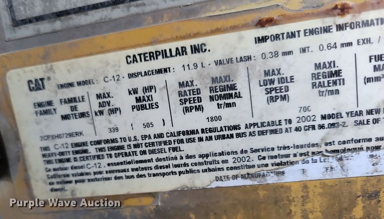 image for item JO9466 2003 Peterbilt  379 semi truck