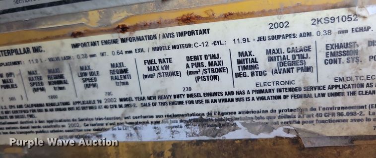 image for item JO9466 2003 Peterbilt  379 semi truck