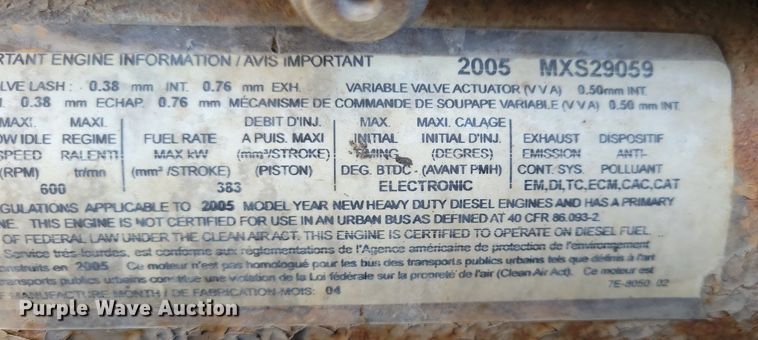 image for item JO9467 2006 Peterbilt 379 semi truck