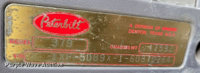 image for item JO9467 2006 Peterbilt 379 semi truck