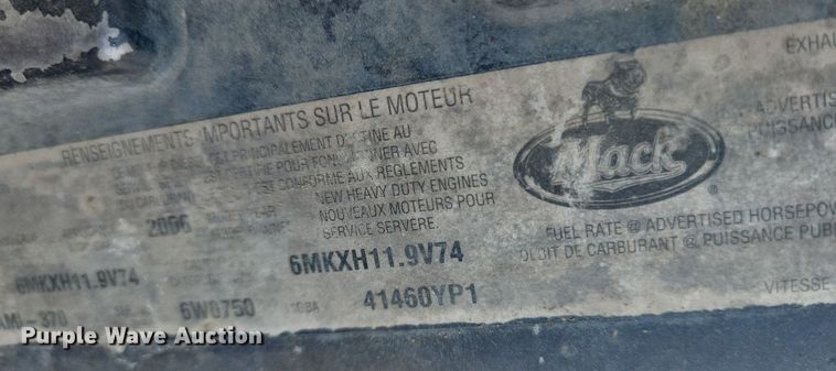 image for item JO9468 2007 Mack Granite CV500 ready mix truck