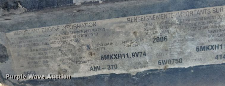 image for item JO9468 2007 Mack Granite CV500 ready mix truck