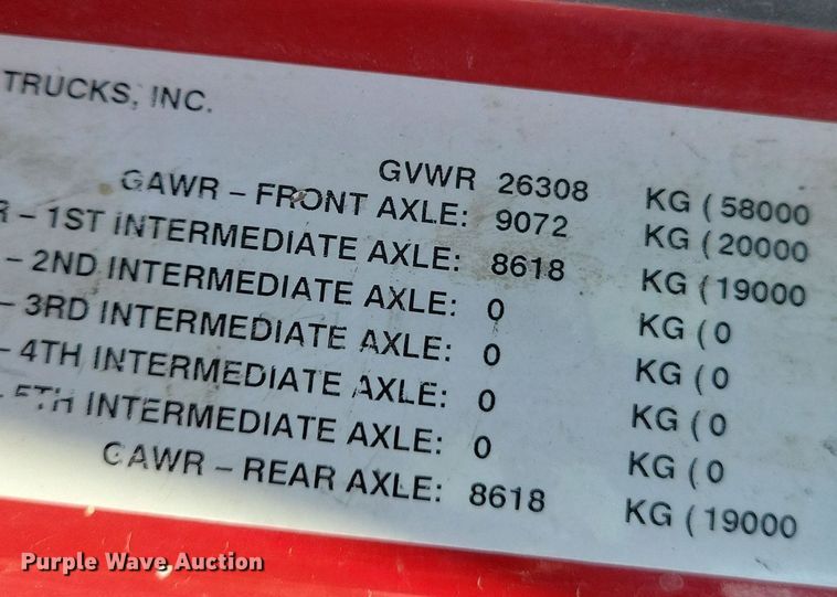 image for item JO9468 2007 Mack Granite CV500 ready mix truck