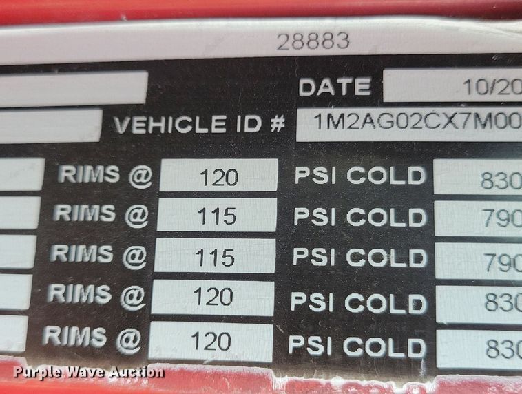 image for item JO9468 2007 Mack Granite CV500 ready mix truck