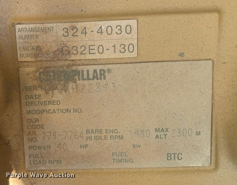 image for item JT9684 2012 Caterpillar 314D excavator