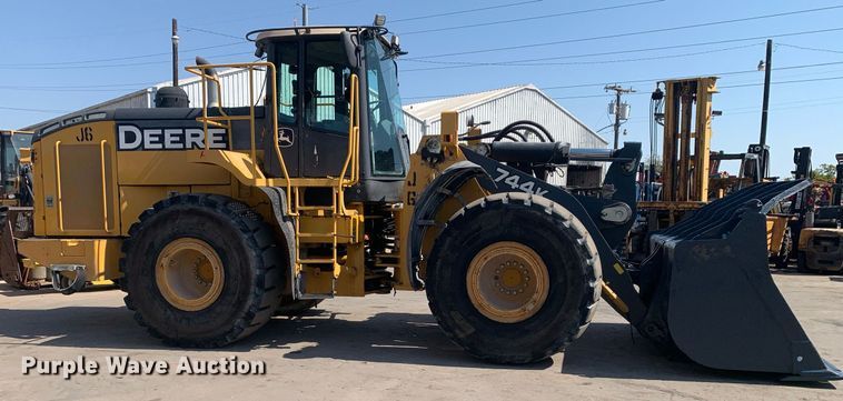 image for item JT9685 2012 John Deere  744K wheel loader