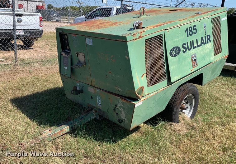 image for item JT9741 1992 Sullair 185DPQ-JD air compressor