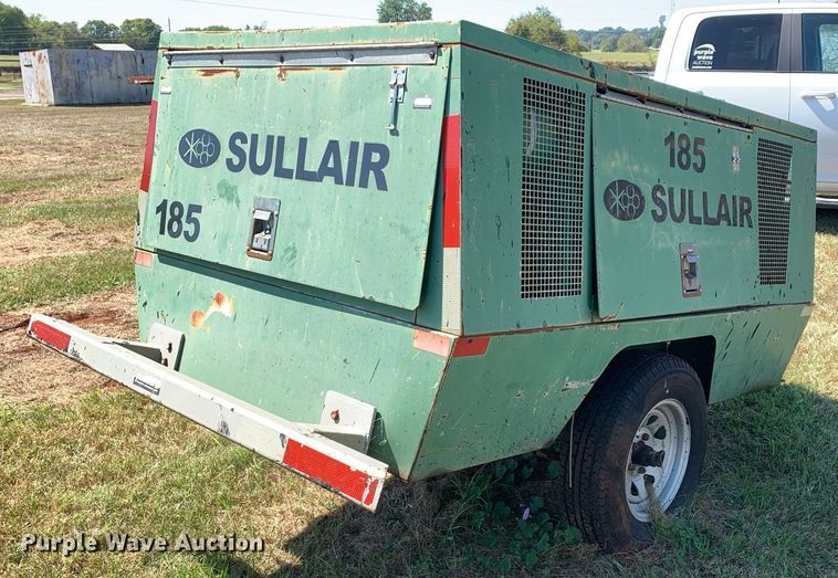 image for item JT9741 1992 Sullair 185DPQ-JD air compressor