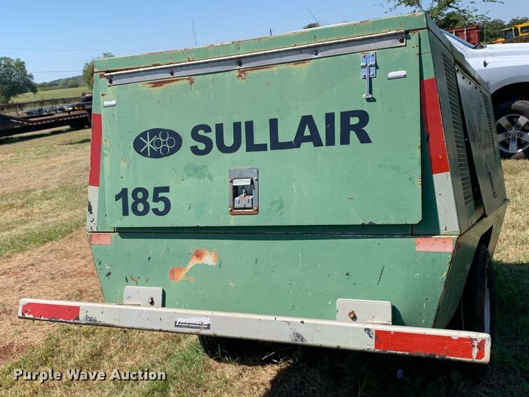image for item JT9741 1992 Sullair 185DPQ-JD air compressor
