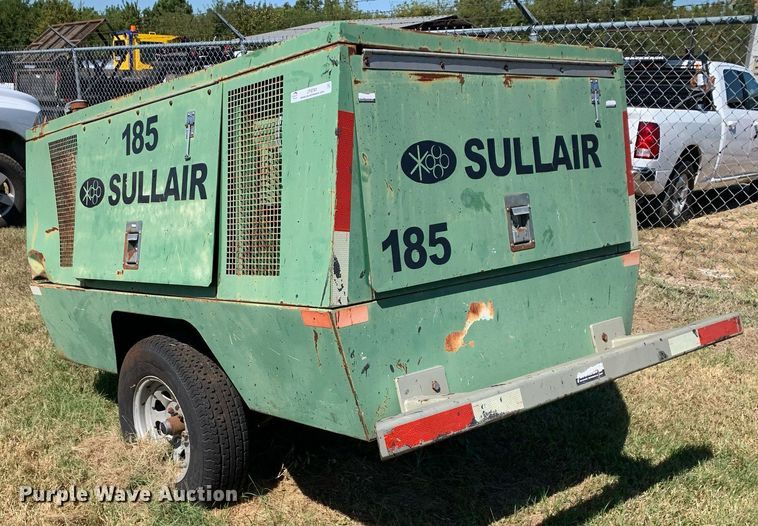 image for item JT9741 1992 Sullair 185DPQ-JD air compressor