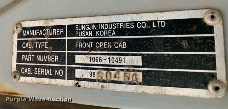 image for item JT9749 1998 Samsung 130 excavator