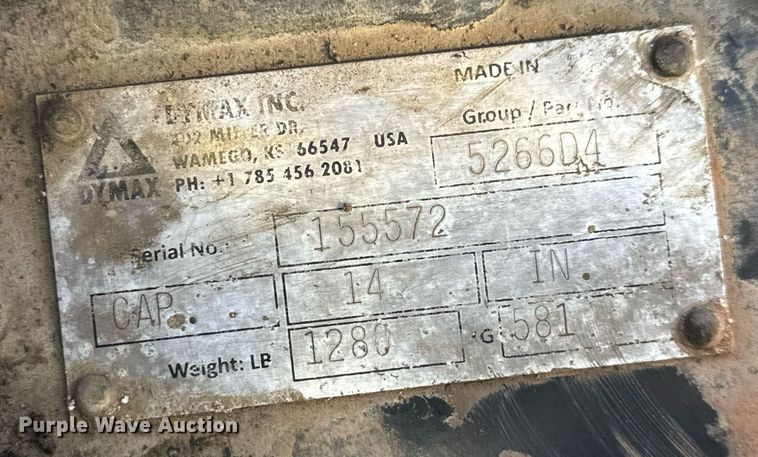 image for item MV9264 Dymax skid steer tree saw