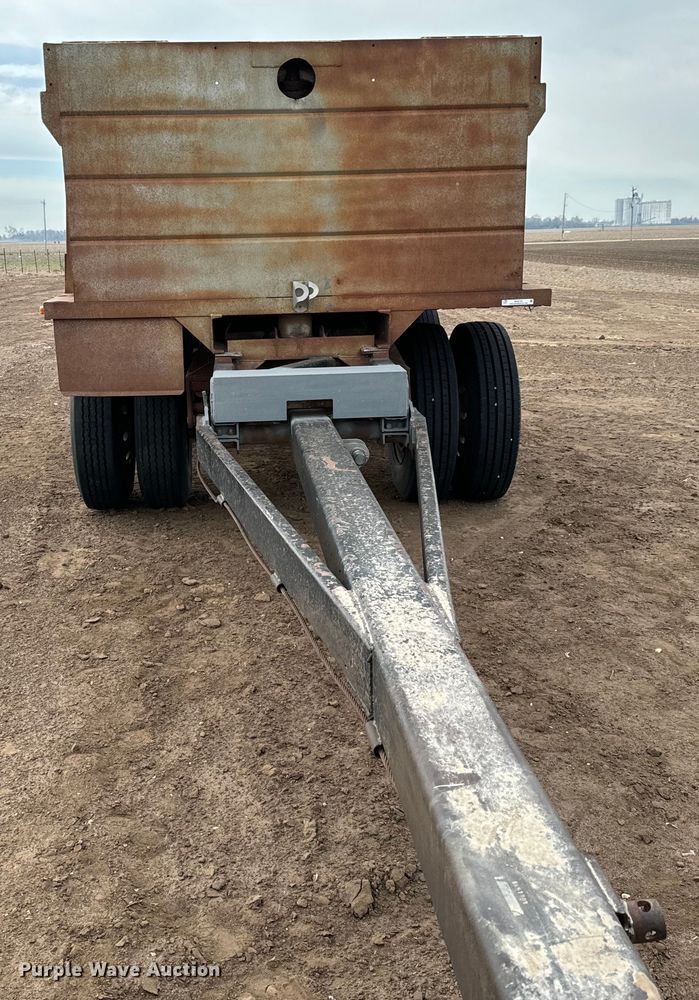 image for item NH9131 1989 Shop built end dump pup trailer