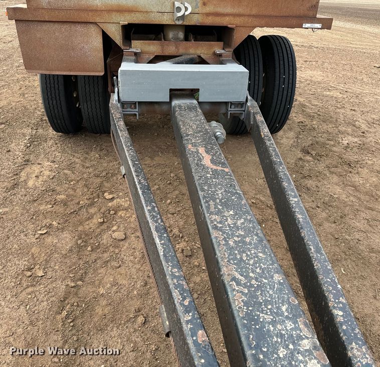 image for item NH9131 1989 Shop built end dump pup trailer