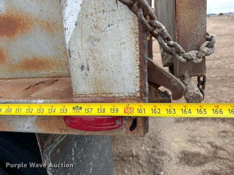 image for item NH9131 1989 Shop built end dump pup trailer