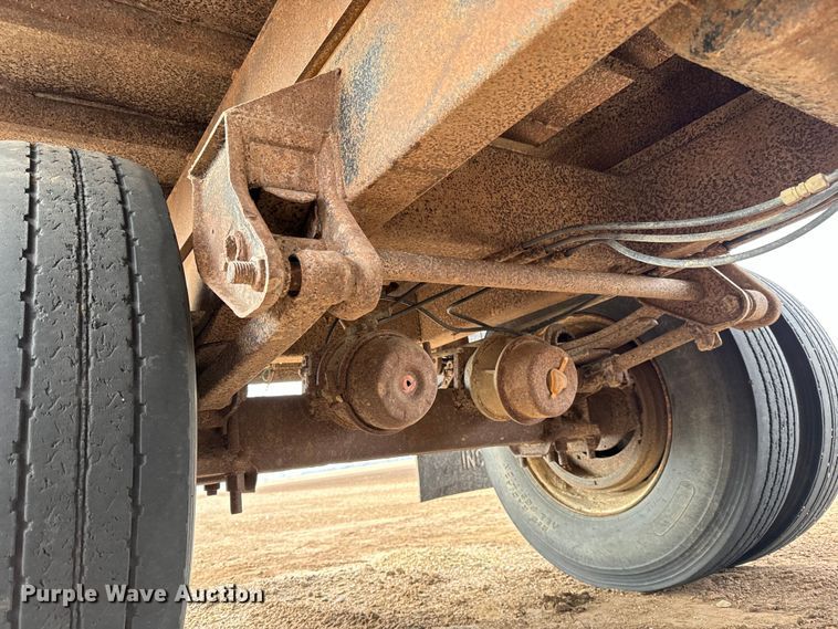 image for item NH9131 1989 Shop built end dump pup trailer