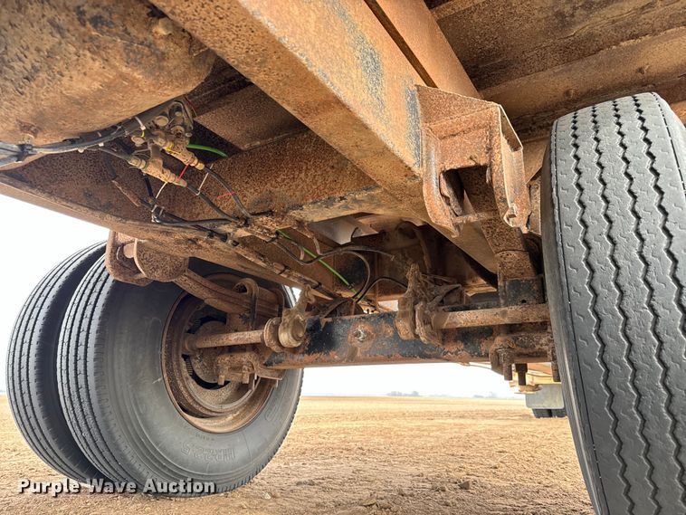 image for item NH9131 1989 Shop built end dump pup trailer