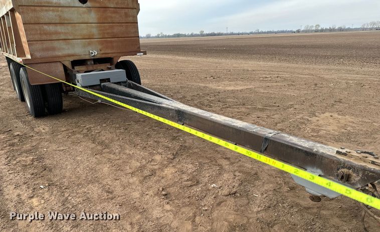 image for item NH9131 1989 Shop built end dump pup trailer