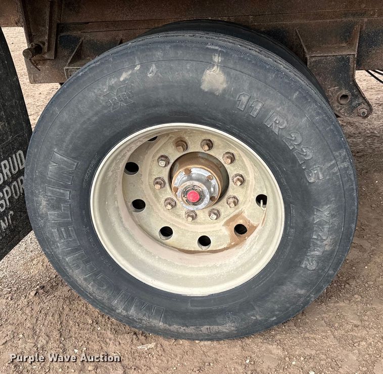 image for item NH9131 1989 Shop built end dump pup trailer