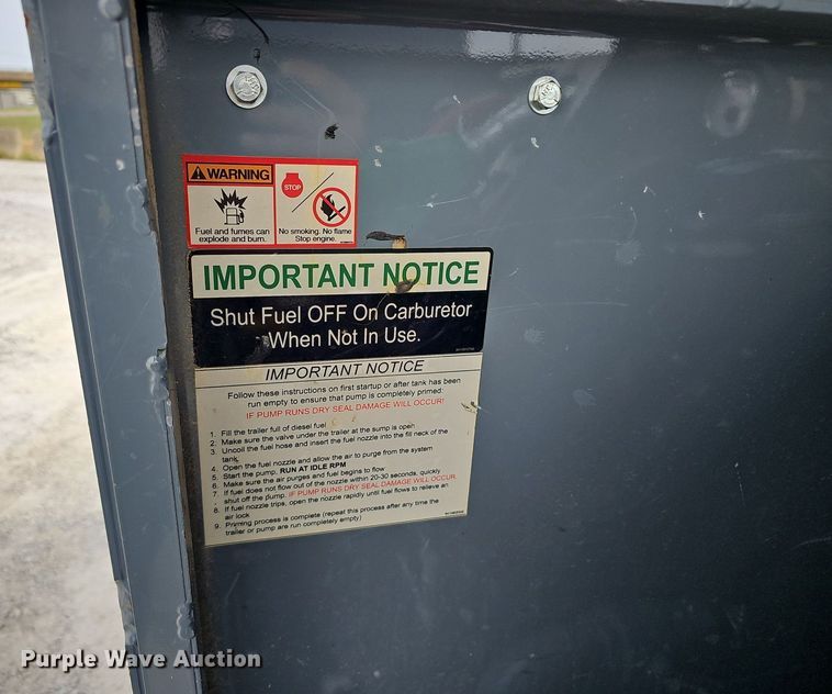 image for item NX9203 2022 Thunder Creek Equipment  FST990 fuel trailer