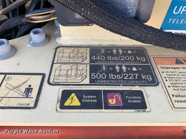 image for item NX9210 2017 JLG T350 boom lift