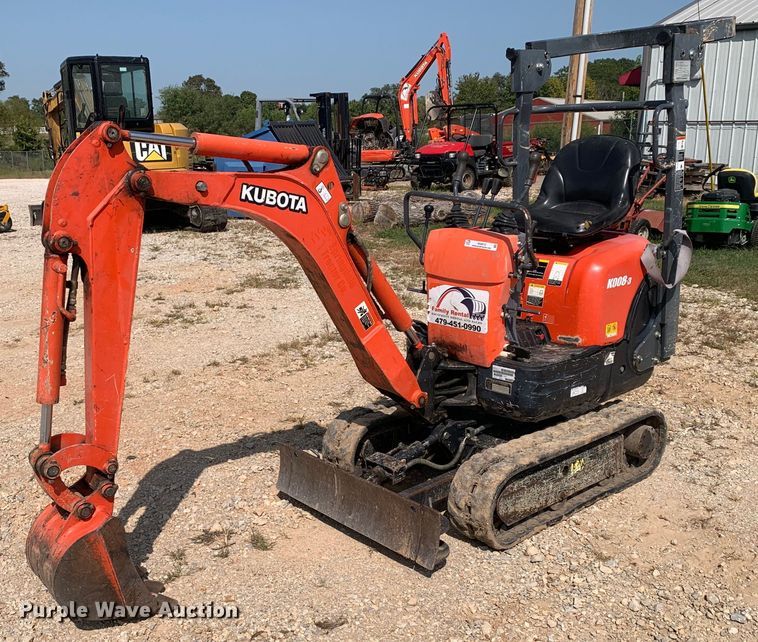 image for item NX9212 2018 Kubota  K008-3 mini excavator