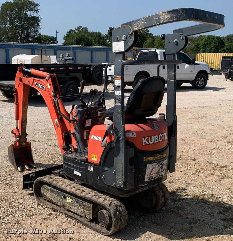 image for item NX9212 2018 Kubota  K008-3 mini excavator