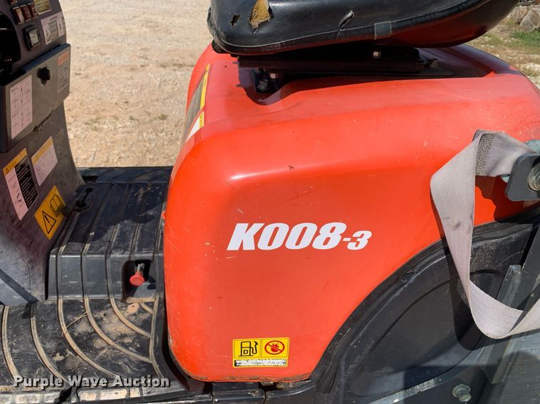 image for item NX9212 2018 Kubota  K008-3 mini excavator