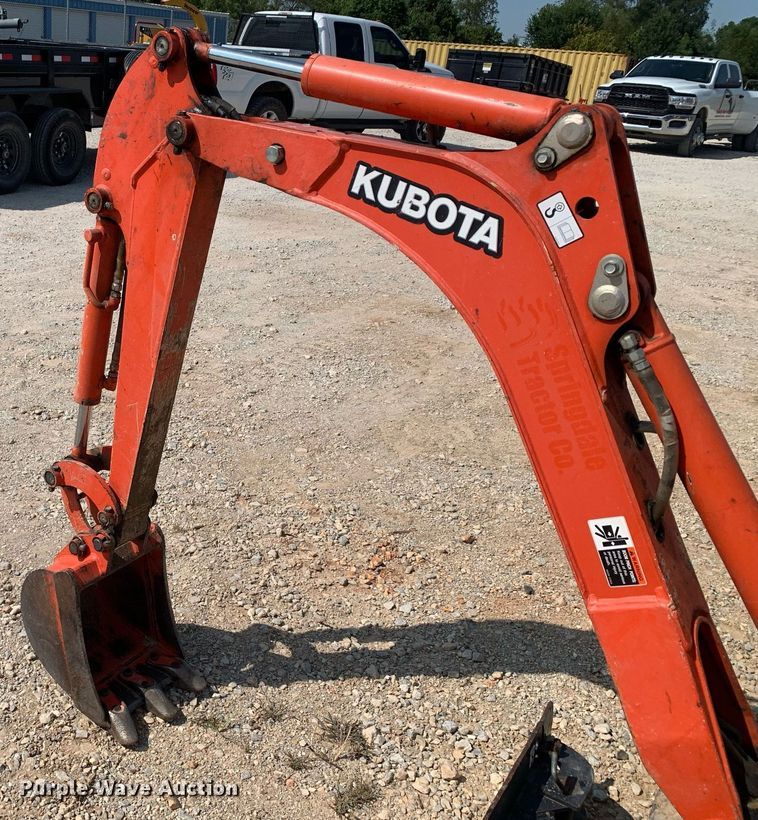 image for item NX9212 2018 Kubota  K008-3 mini excavator