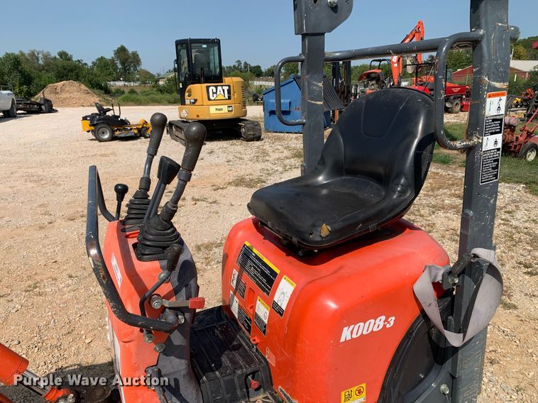 image for item NX9212 2018 Kubota  K008-3 mini excavator