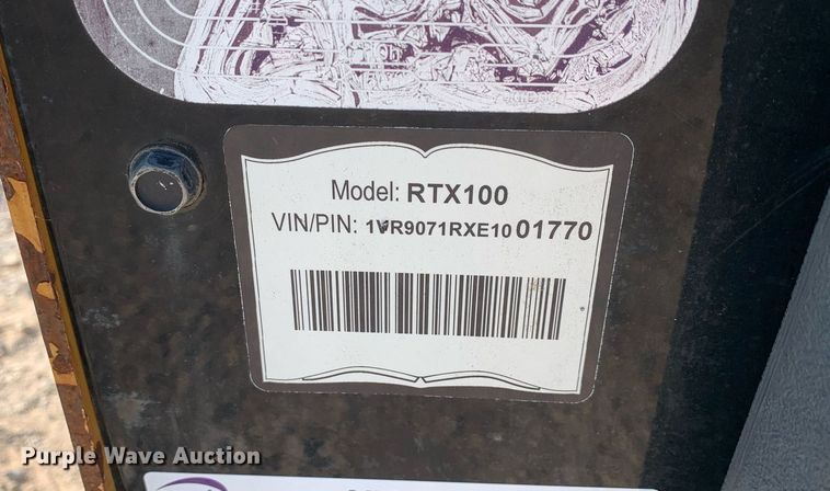 image for item NX9219 2014 Vermeer  RTX100 trencher