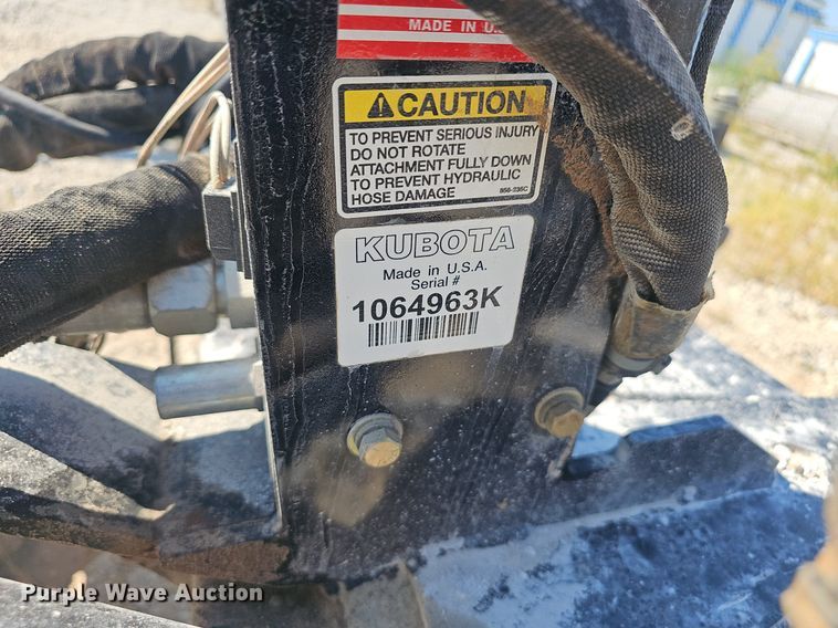 image for item NX9224 Kubota  skid steer power rake