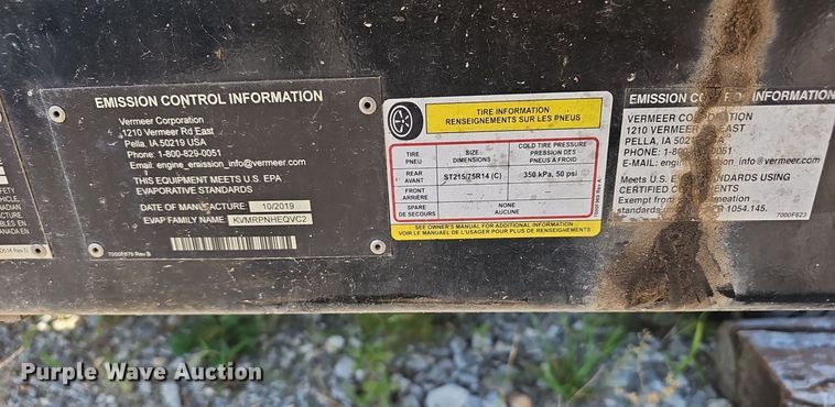 image for item NX9228 2019 Vermeer BC900XL wood chipper