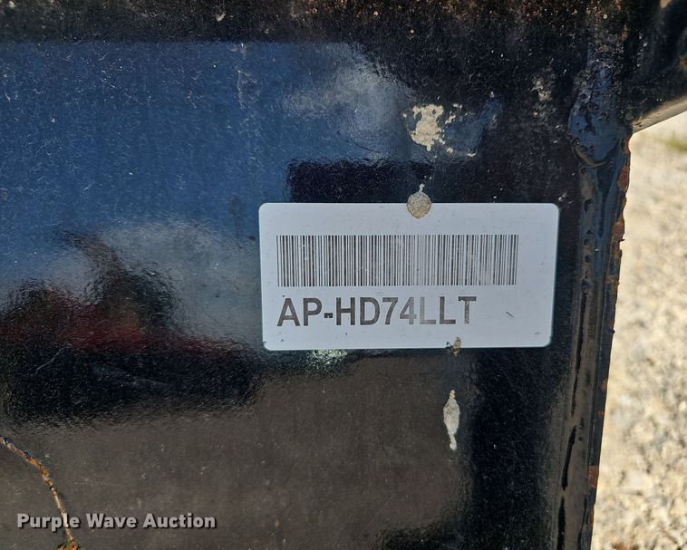 image for item NX9231 AP-HD74LLT skid steer bucket 