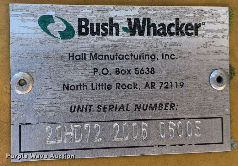 image for item NX9235 2006 Bush Whacker HD72 rotary mower