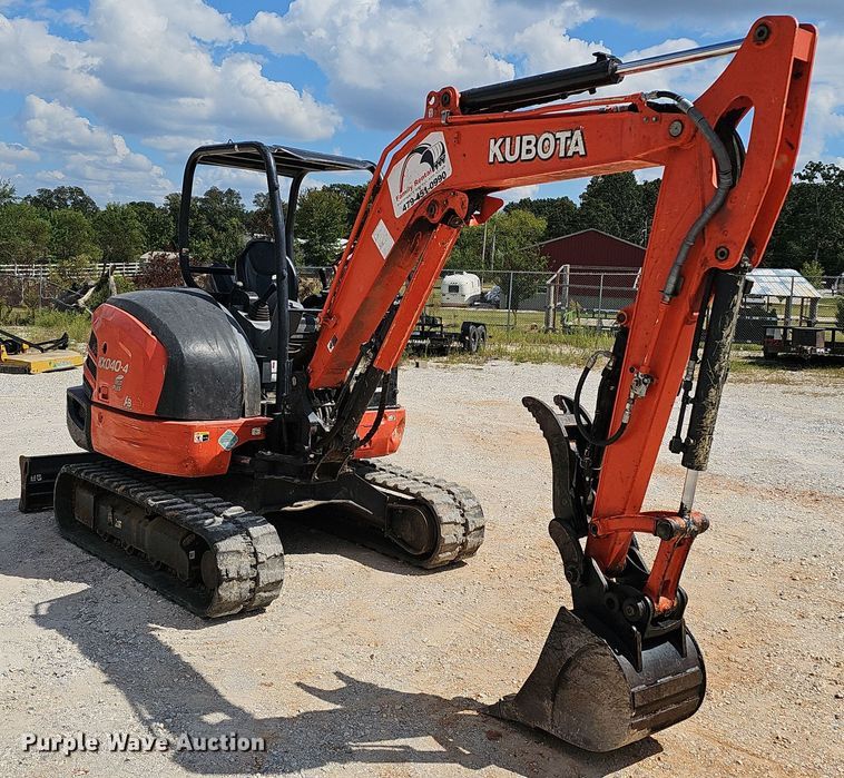 image for item NX9240 2019 Kubota  KX040-4 mini excavator