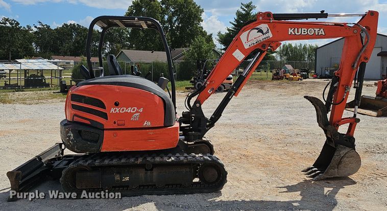 image for item NX9240 2019 Kubota  KX040-4 mini excavator