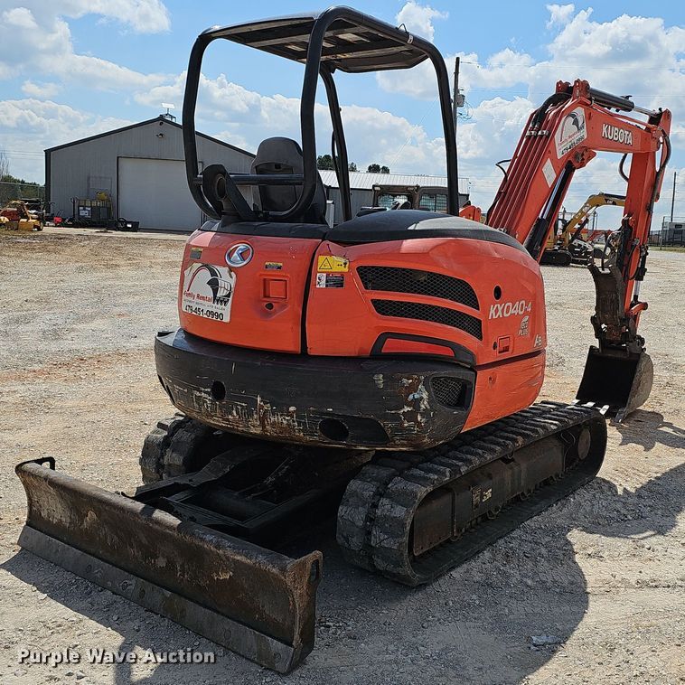 image for item NX9240 2019 Kubota  KX040-4 mini excavator