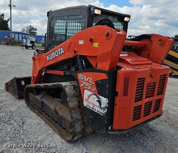 image for item NX9242 2021 Kubota  SVL 75-2 tracked skid steer loader